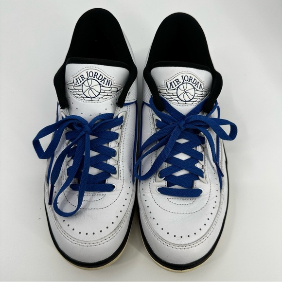 Nike Air Jordan 2 Retro Low Varsity Royal Women 9 Men 7.5 White Blue DX4401-104 - Picture 1 of 11